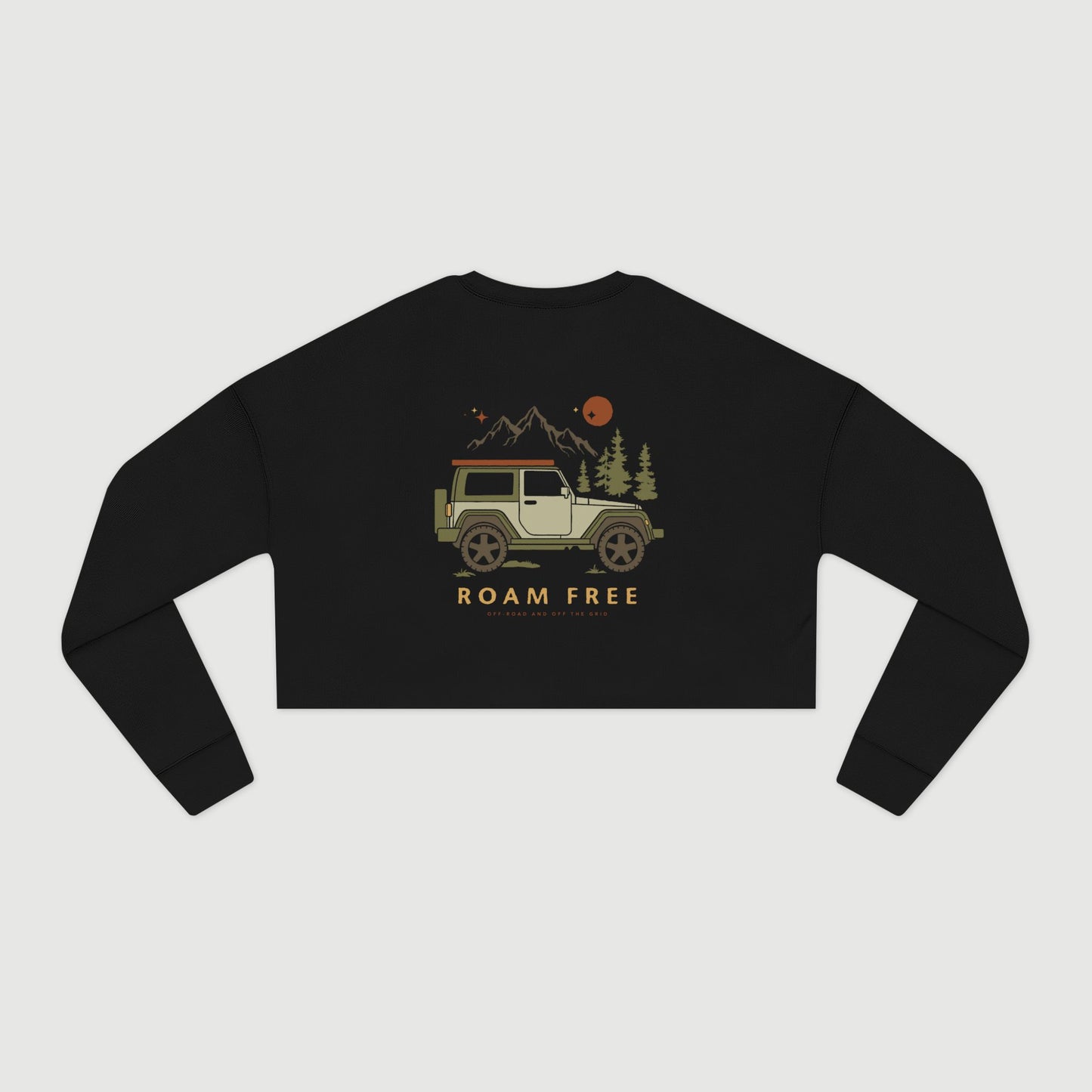 Roam Free Women's Cropped Sweatshirt