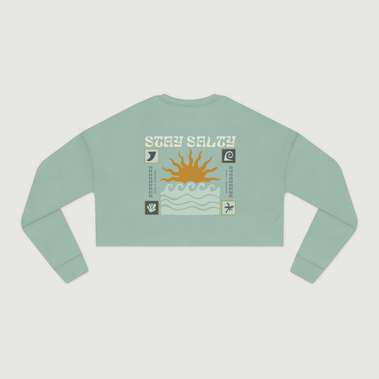 Stay Salty Women's Cropped Sweatshirt