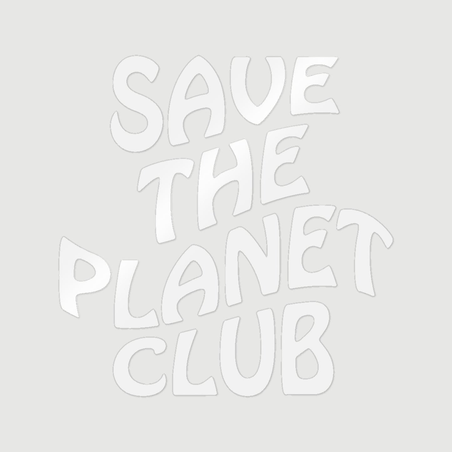 Save the Planet Club Die-Cut Sticker