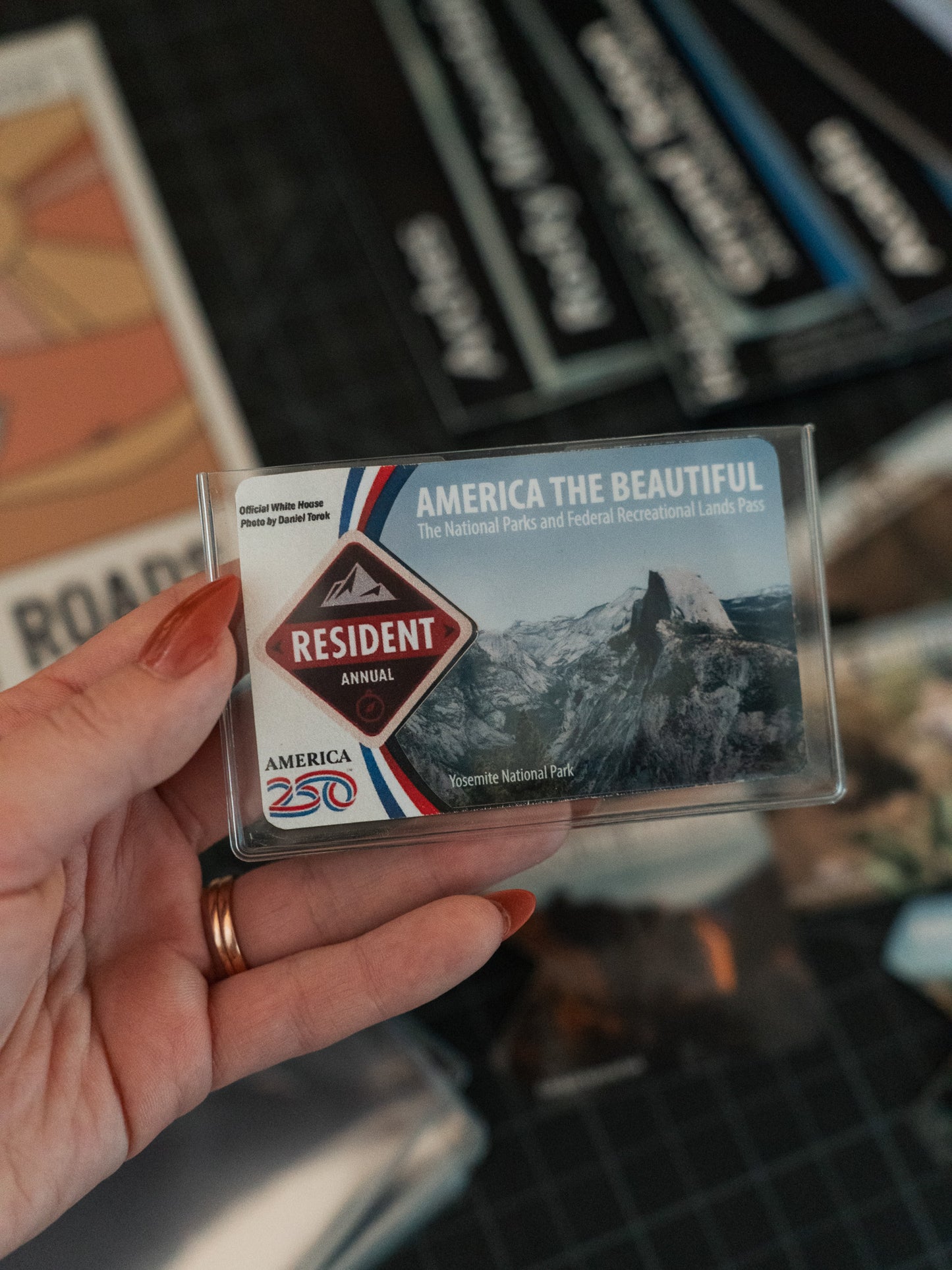 Clear Plastic Sleeve for National Park Pass Overlay Sticker