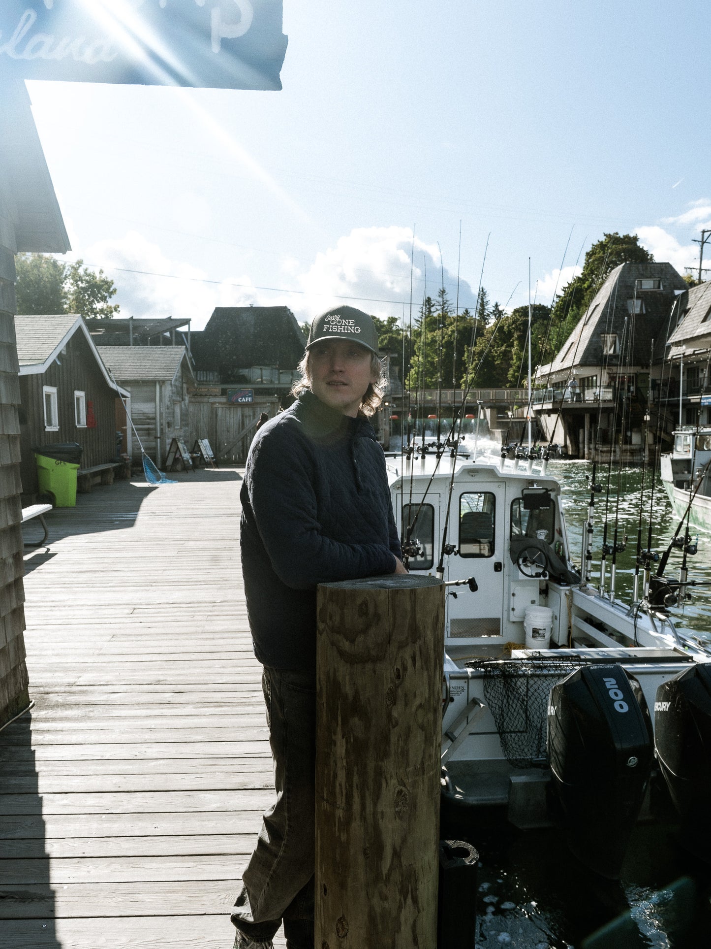 Gone Fishing Trucker Hat