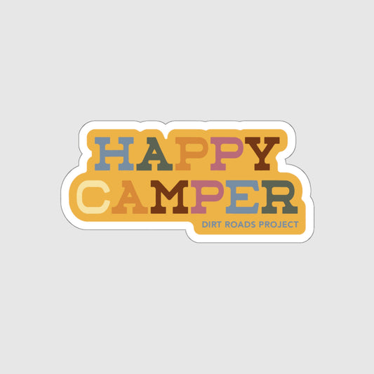 Happy Camper Sticker