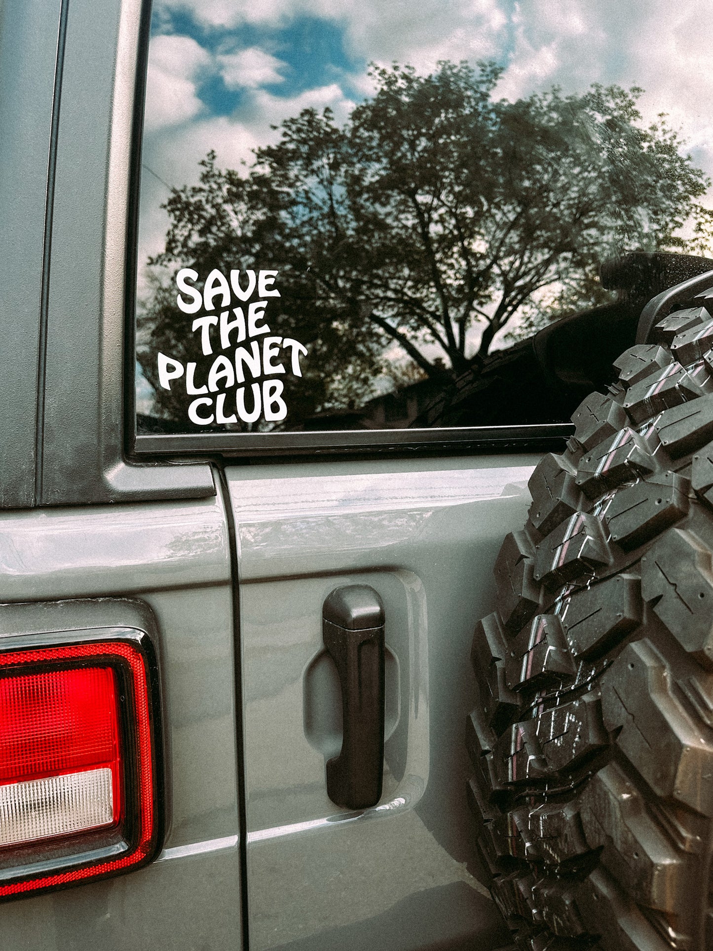 Save the Planet Club Die-Cut Sticker