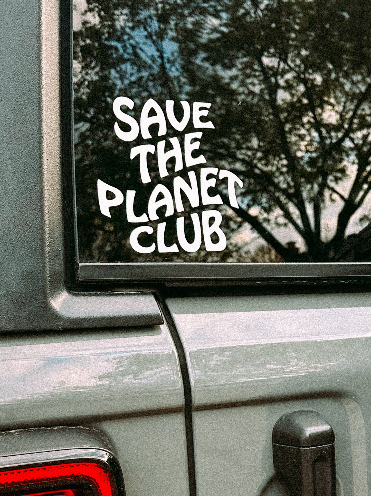 Save the Planet Club Die-Cut Sticker