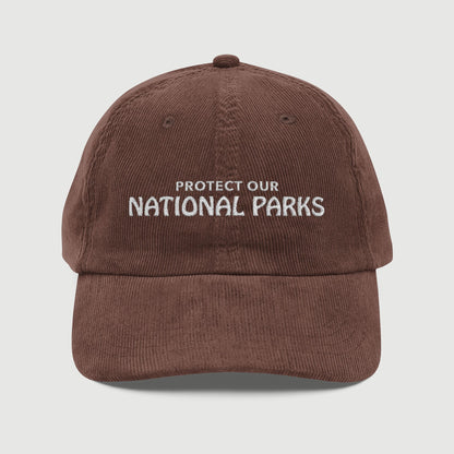 Protect Our National Parks Corduroy Cap