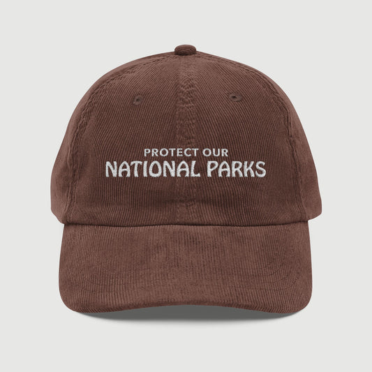 Protect Our National Parks Corduroy Cap