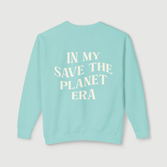 Save the Planet Era Crewneck - Chalky Mint