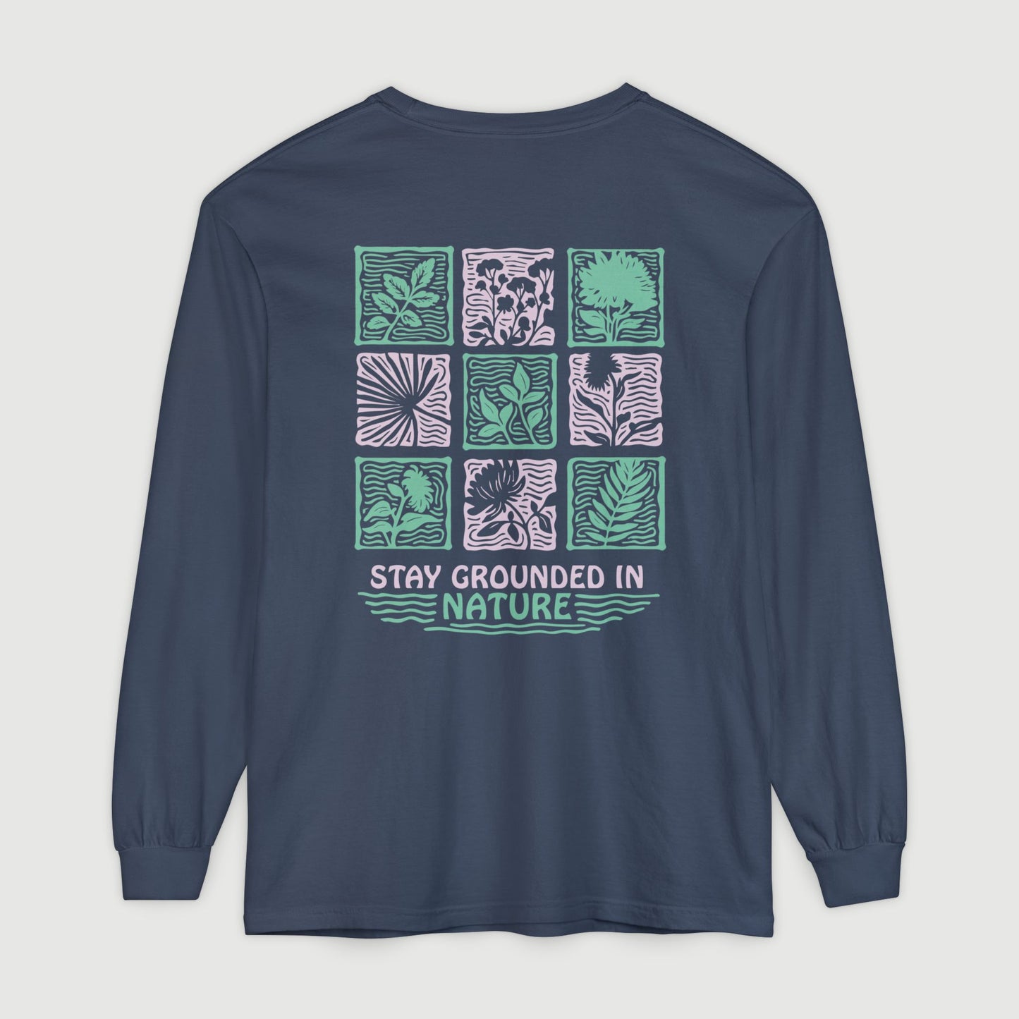 Stay Grounded Long Sleeve Shirt (Midnight)
