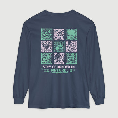 Stay Grounded Long Sleeve Shirt (Midnight)