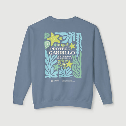 Protect Cabrillo National Monument Lightweight Crewneck (Blue Jean)