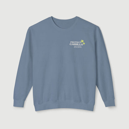 Protect Cabrillo National Monument Lightweight Crewneck (Blue Jean)