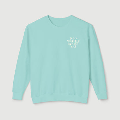 Save the Planet Era Crewneck - Chalky Mint