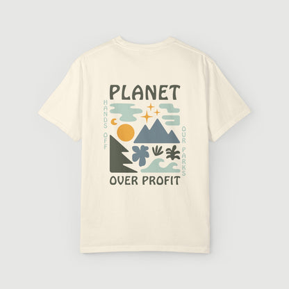 Planet Over Profit Classic Tee - Ivory