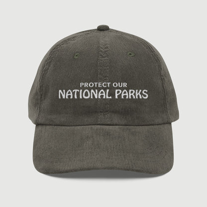 Protect Our National Parks Corduroy Cap