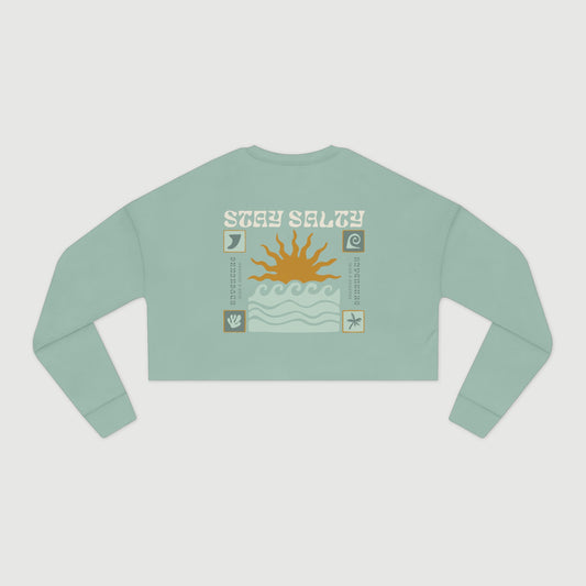 Stay Salty Women's Cropped Sweatshirt