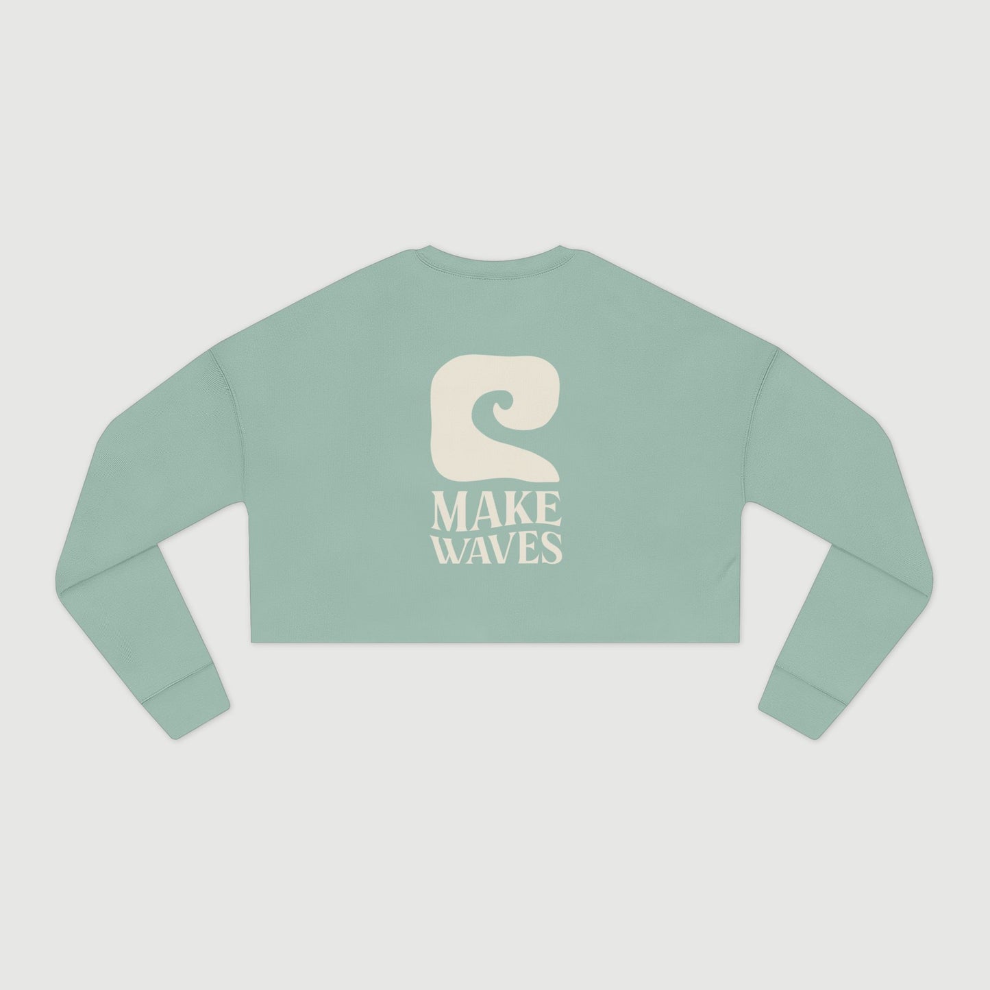 Make Waves Women's Cropped Sweatshirt