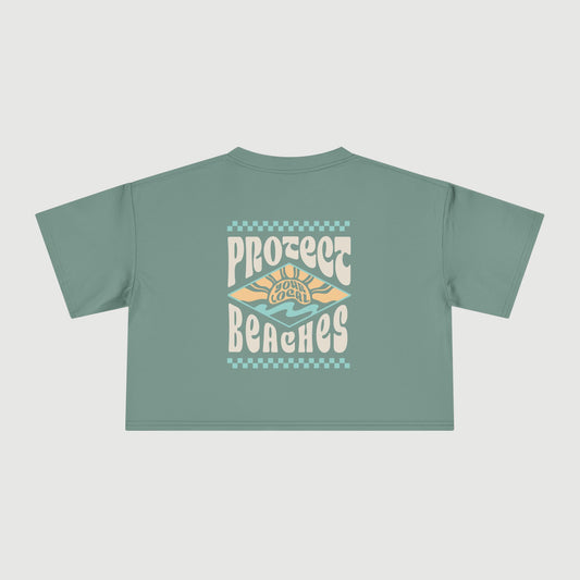 Protect Your Local Beaches Women's Crop Tee