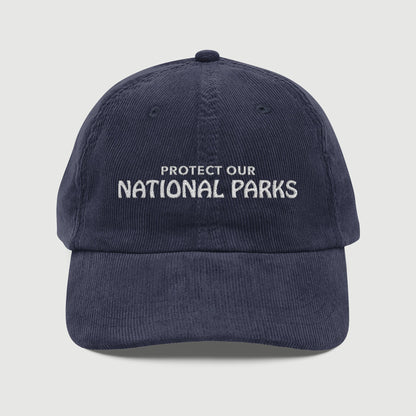 Protect Our National Parks Corduroy Cap