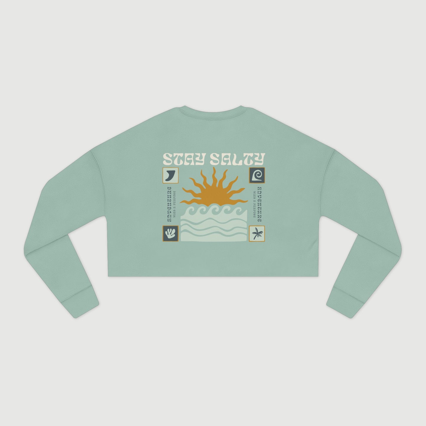 Stay Salty Women's Cropped Sweatshirt