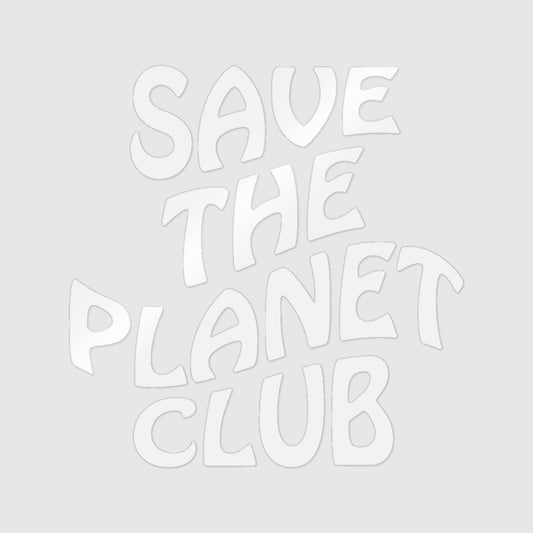 Save the Planet Club Die-Cut Sticker