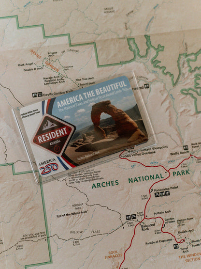 National Park Pass Overlay Sticker - Give Back to Our National Parks!