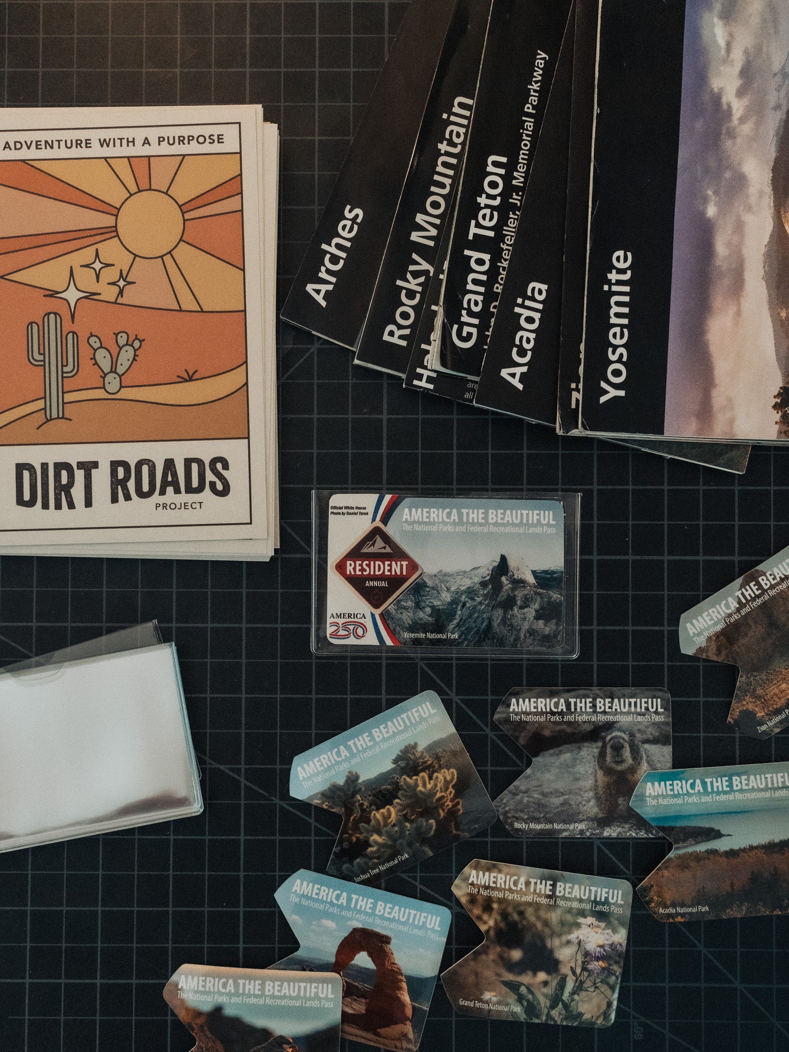 Clear Plastic Sleeve for National Park Pass Overlay Sticker Dirt Roads Project Clear Plastic Sleeve for National Park Pass Overlay Sticker Dirt Roads Project