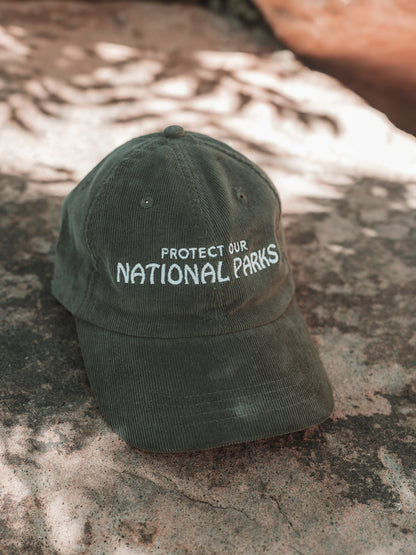 Protect Our National Parks Corduroy Cap