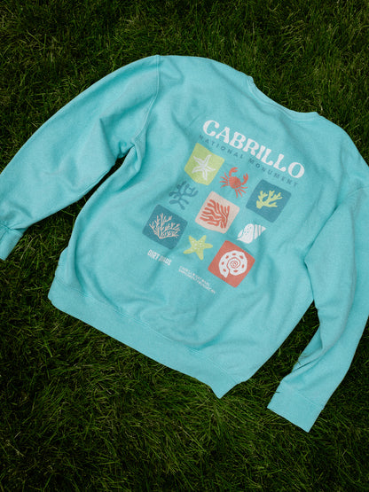 Cabrillo National Monument Lightweight Crewneck (Chalky Mint)