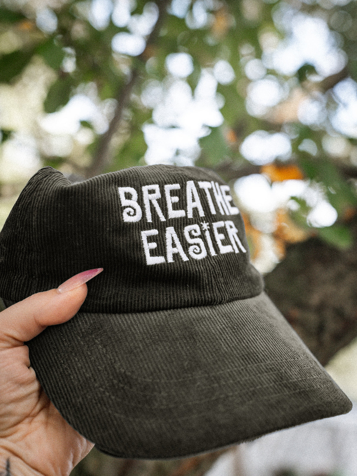 Breathe Easier Corduroy Cap