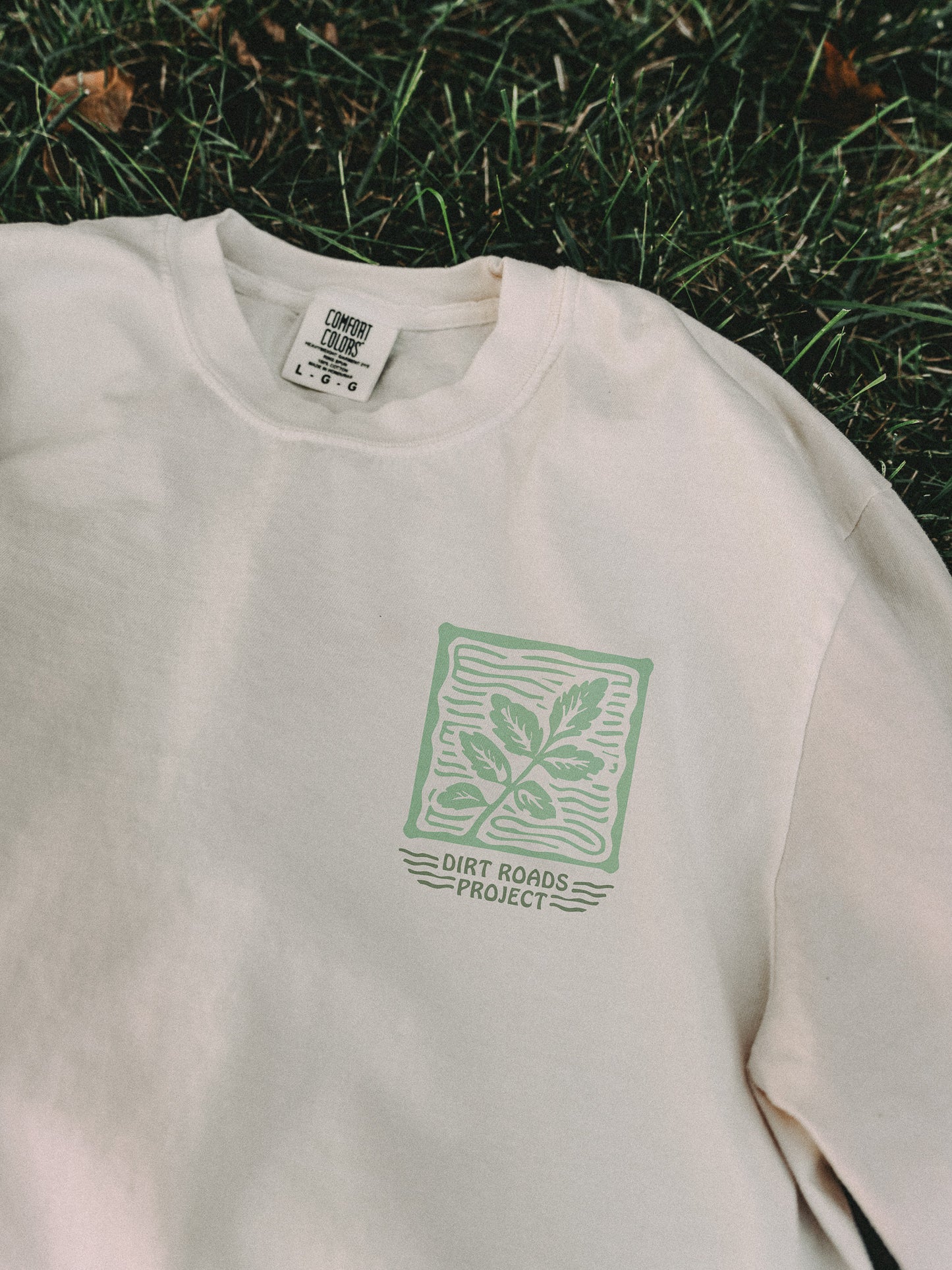 Stay Grounded Long Sleeve Shirt (Ivory)