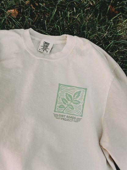 Stay Grounded Long Sleeve Shirt (Ivory)