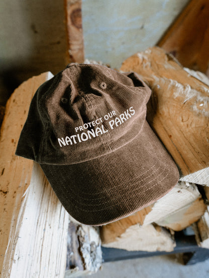 Protect Our National Parks Corduroy Cap