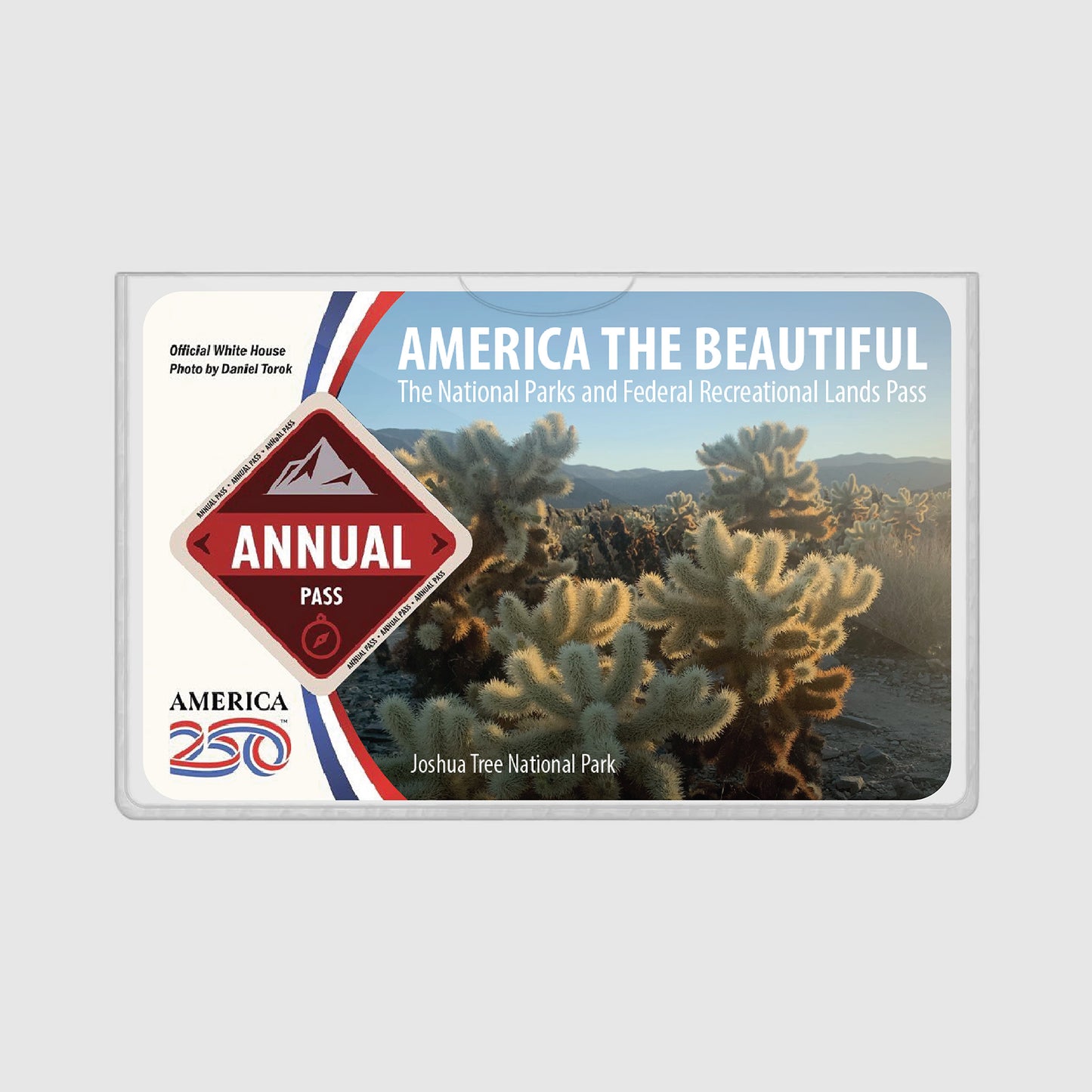 Clear Plastic Sleeve for National Park Pass Overlay Sticker