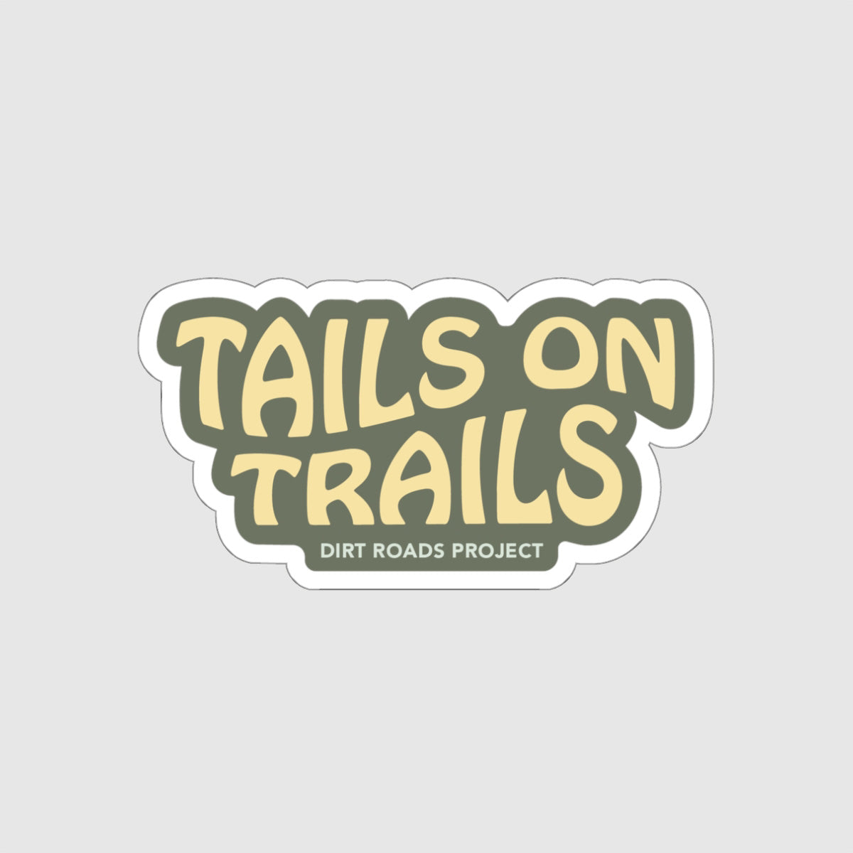 Tails on Trails Sticker