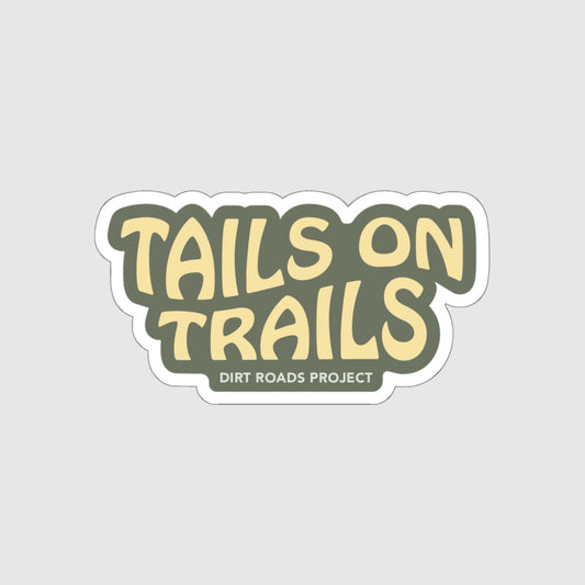 Tails on Trails Sticker
