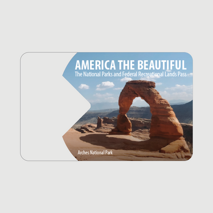 National Park Pass Overlay Sticker - Give Back to Our National Parks!