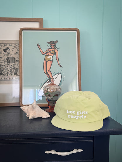 Hot Girls Recycle Surf Cap