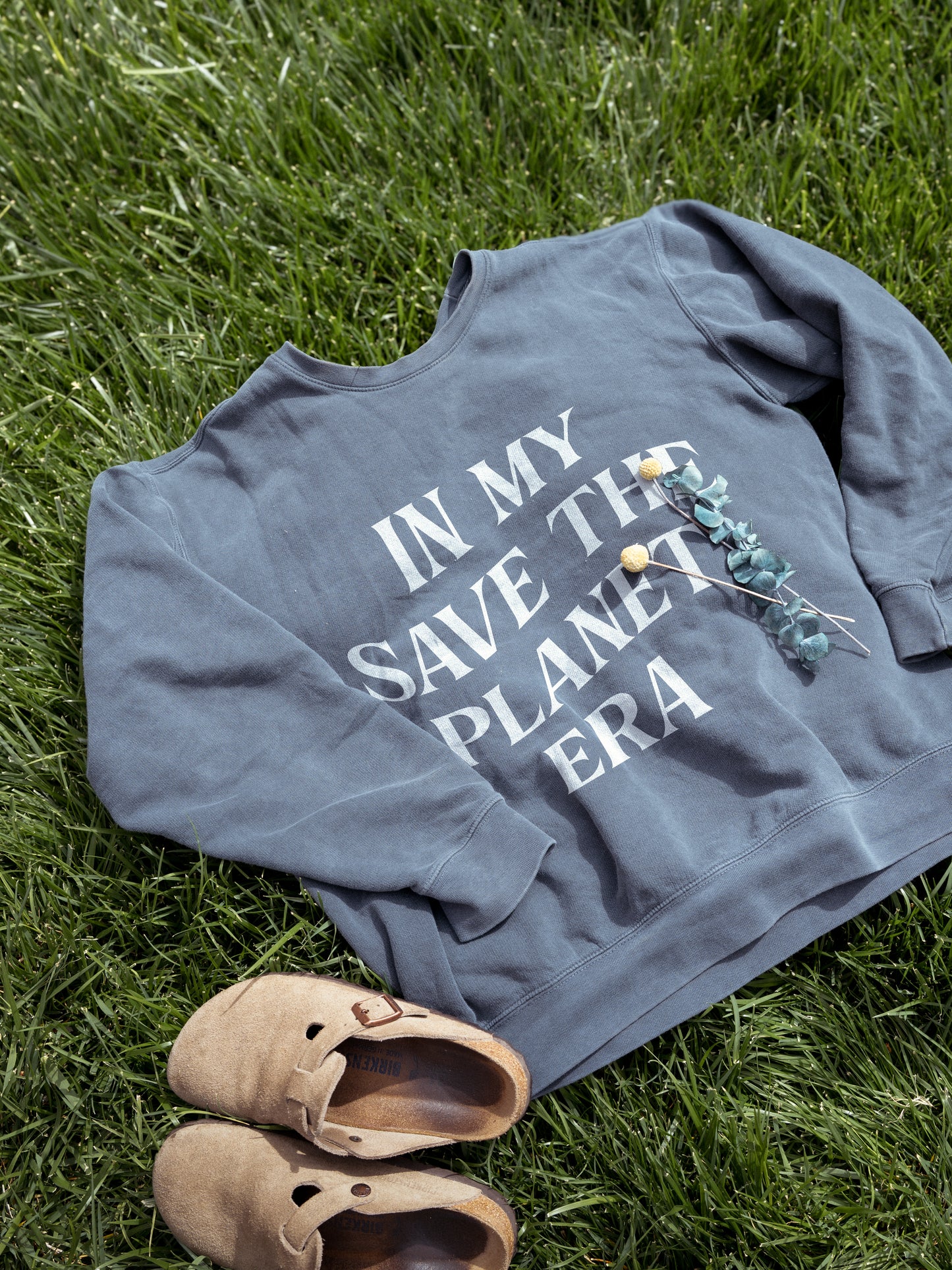 Save the Planet Era Crewneck - Blue