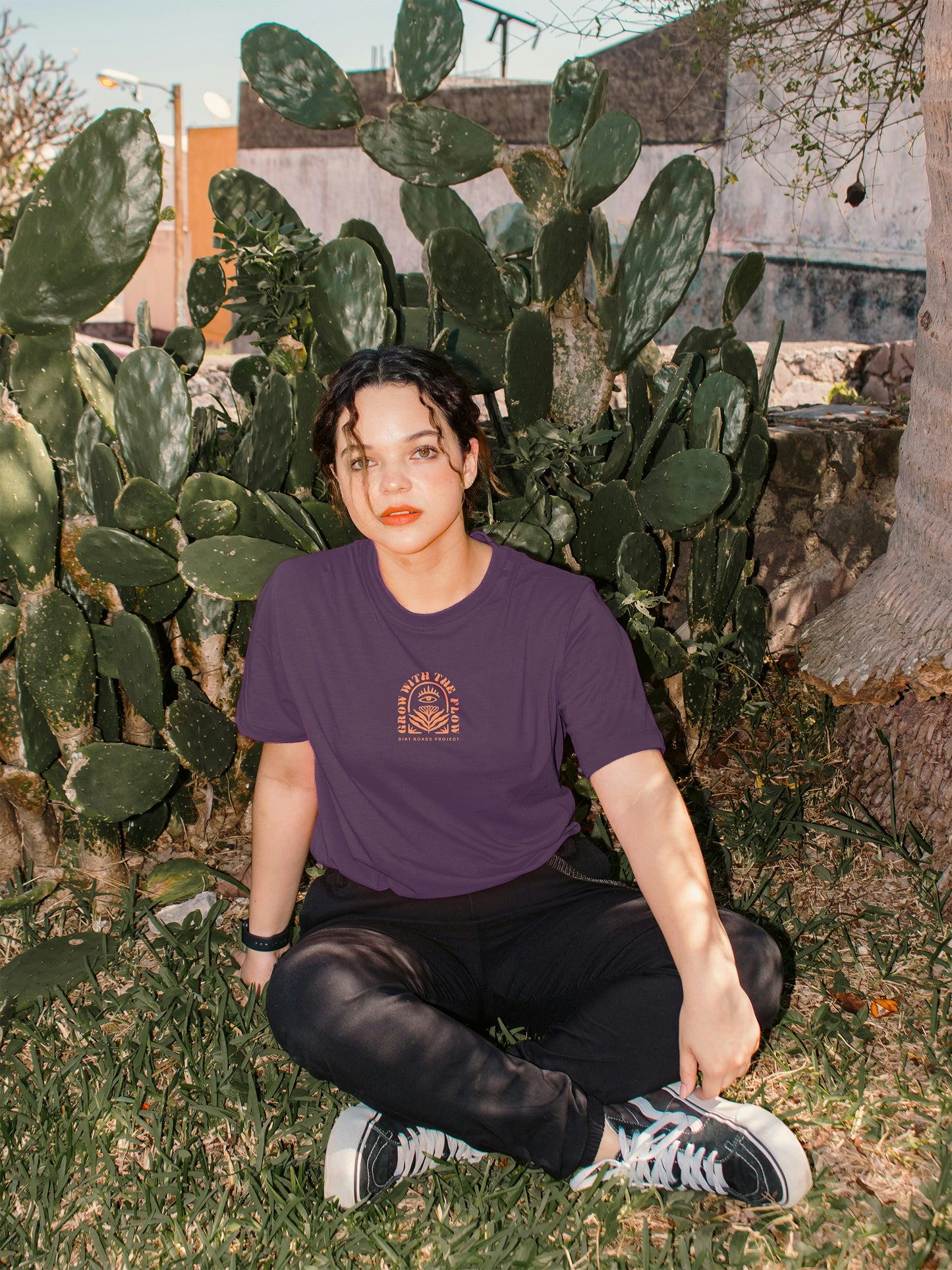 Grow With the Flow Classic Tee (Berry)